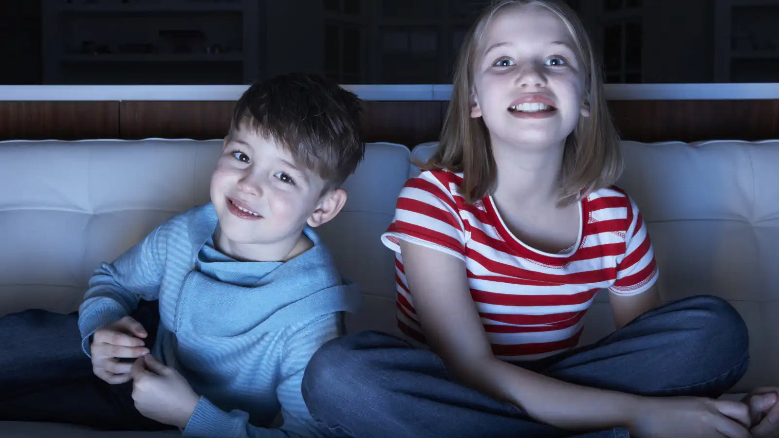 Child's Playtime with a Glow-in-the-Dark Sofa