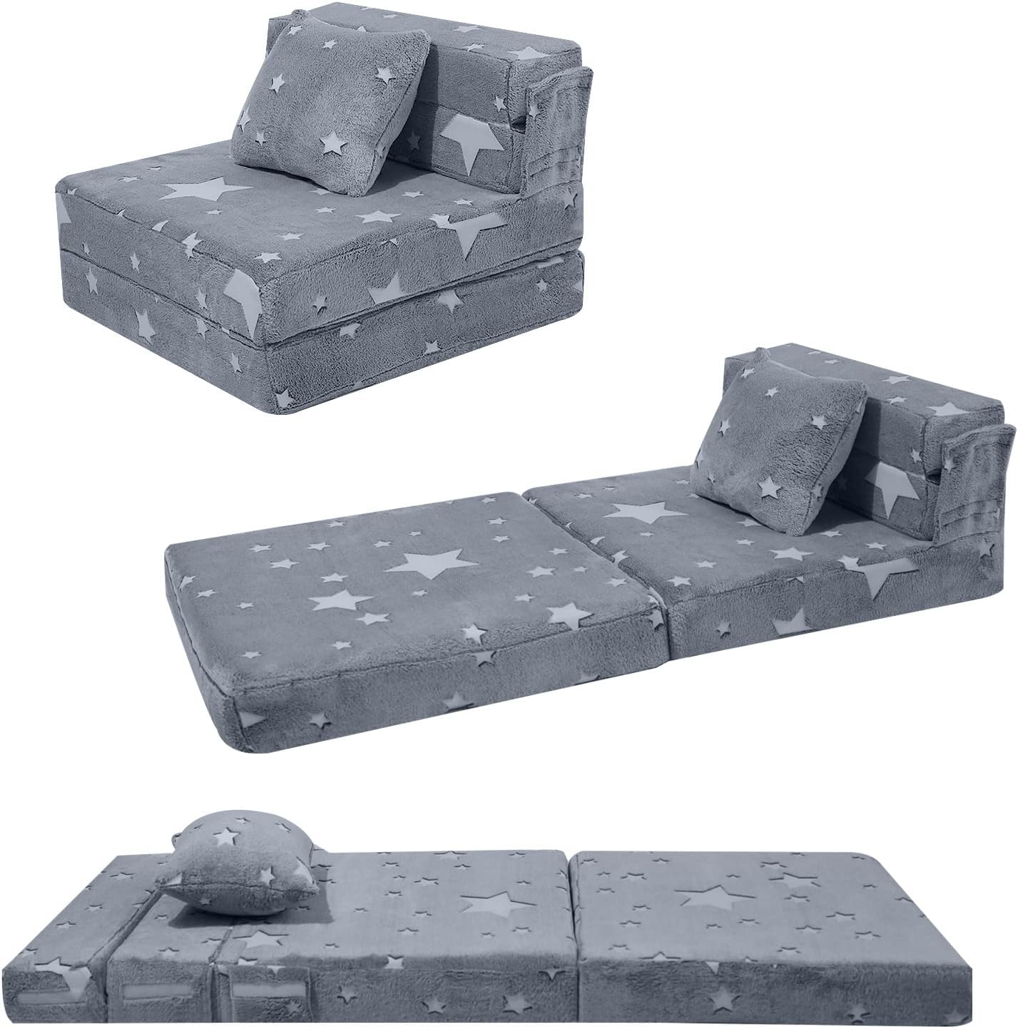 Folding Foam Mattresses, Foldable Chair Beds Lounger, Portable