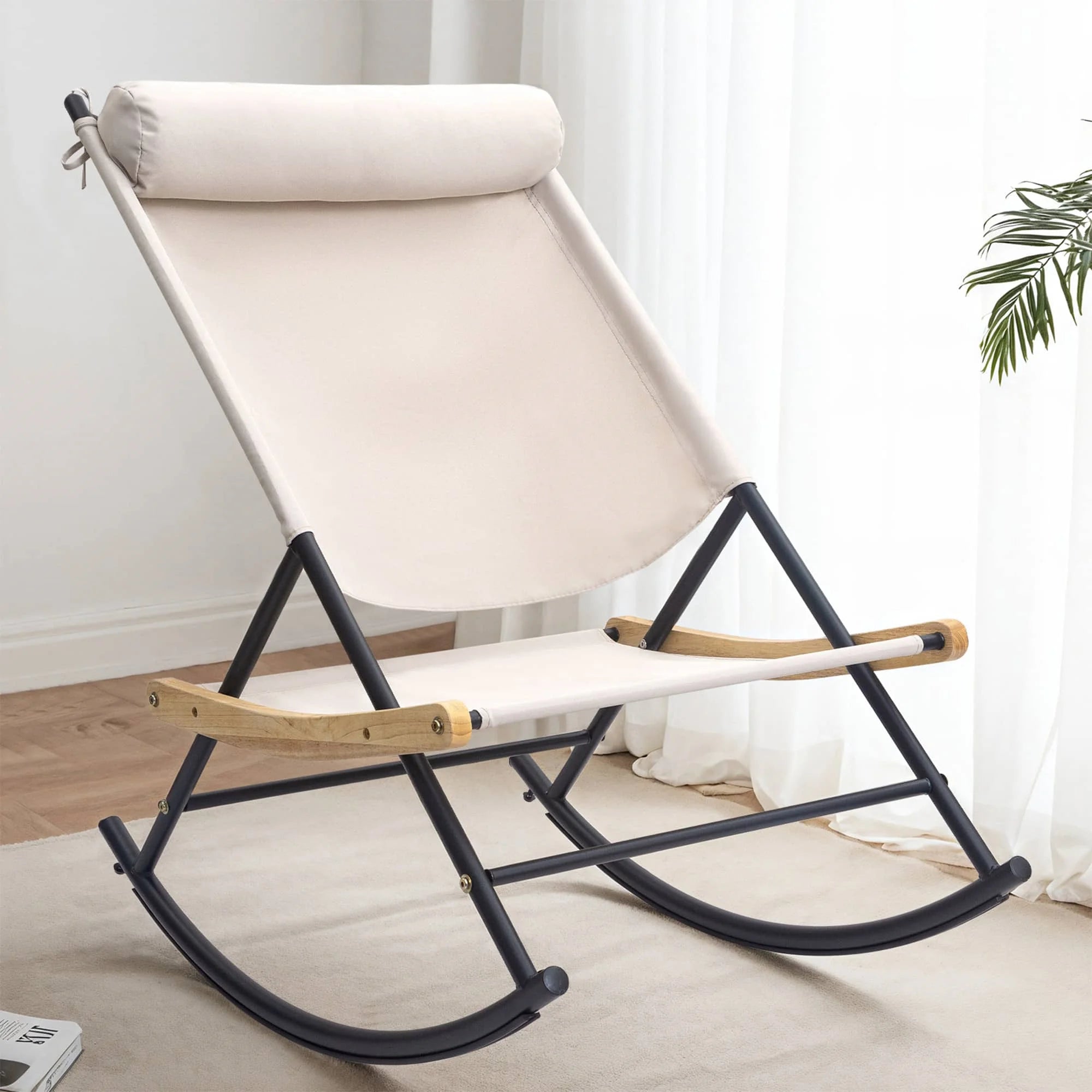 COMAX Rocking Chair With Free Cushion