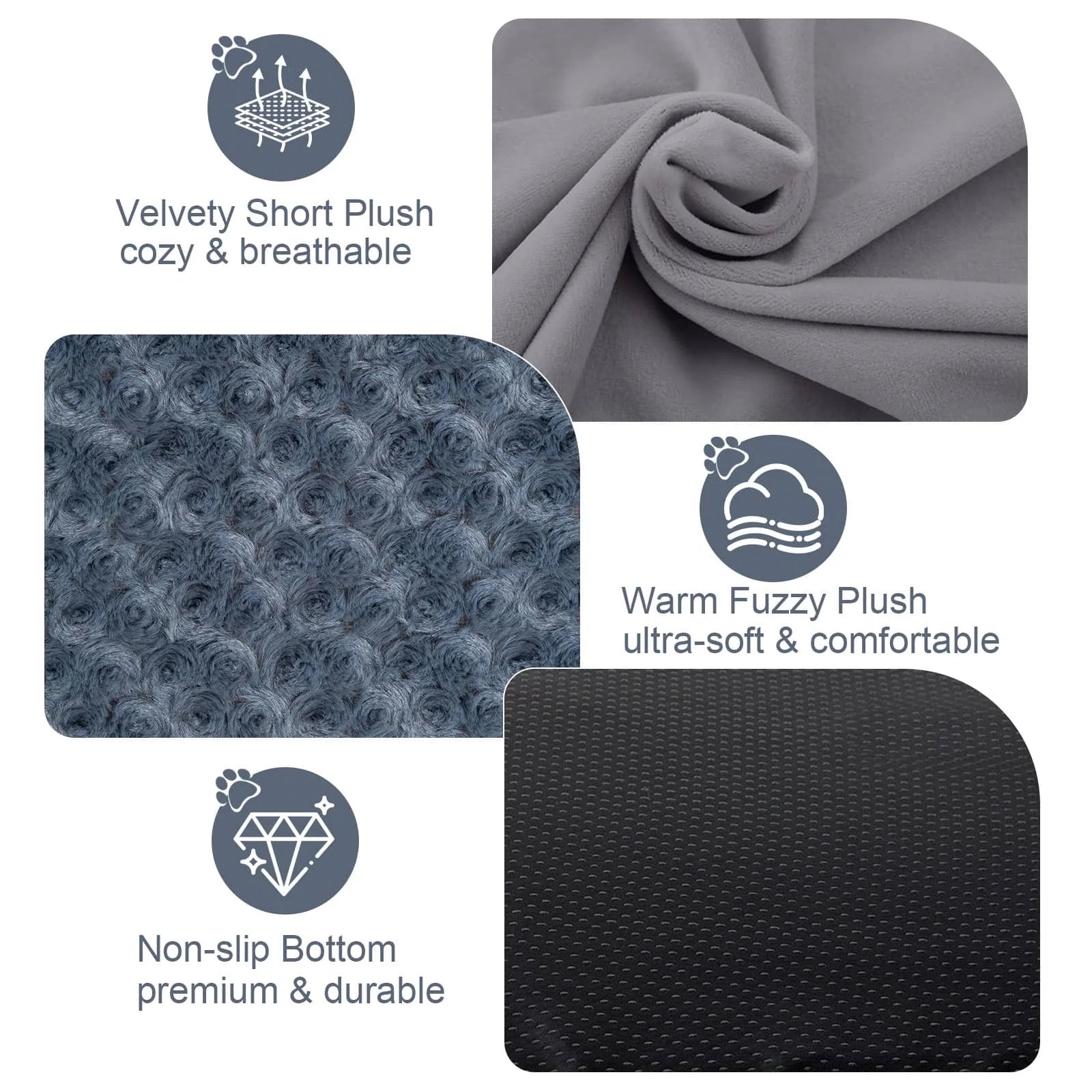 Comax's Large Dog Bed is made of non-slip, abrasion-resistant fabric and comfortable, breathable fabric.