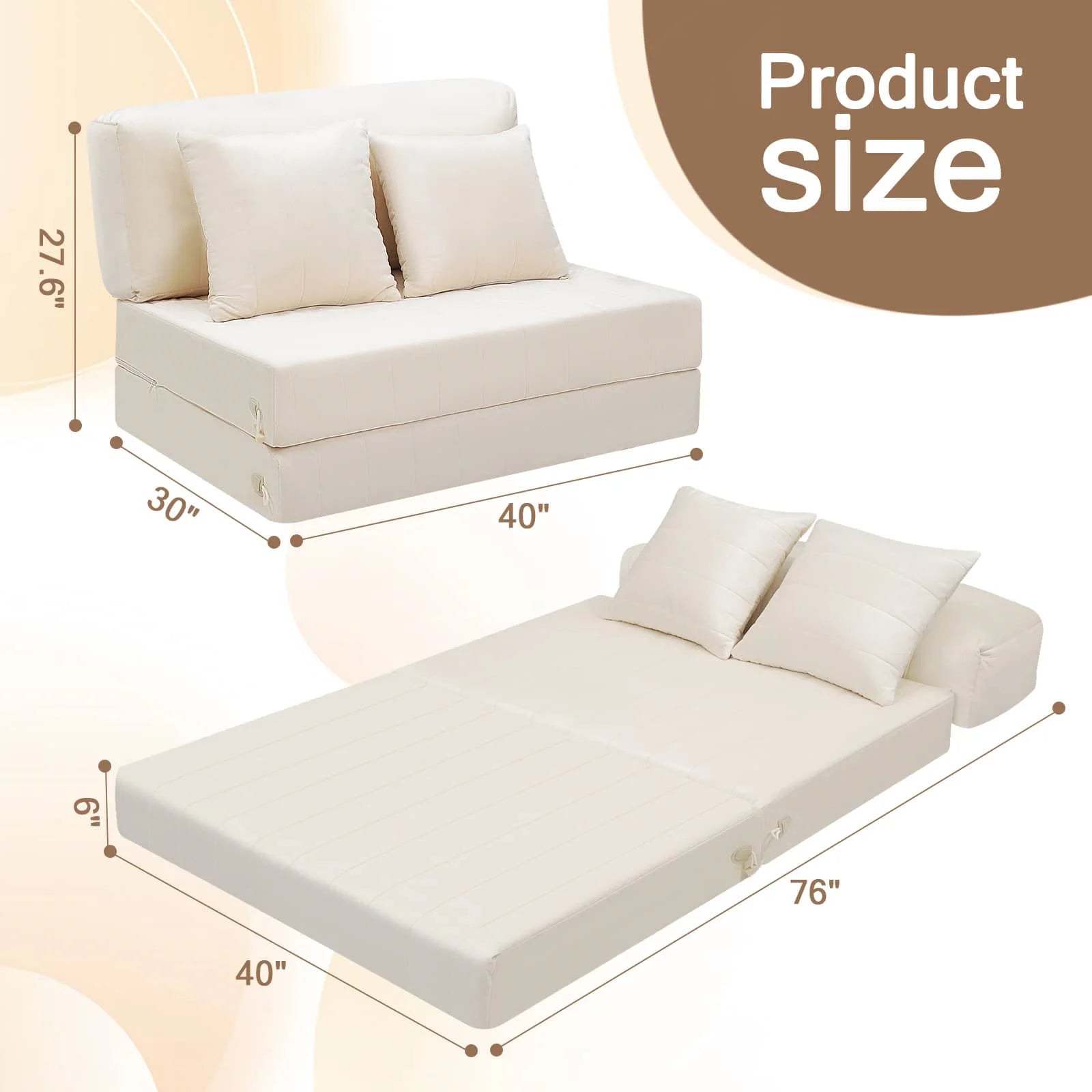 COMAX Folding Couch Bed